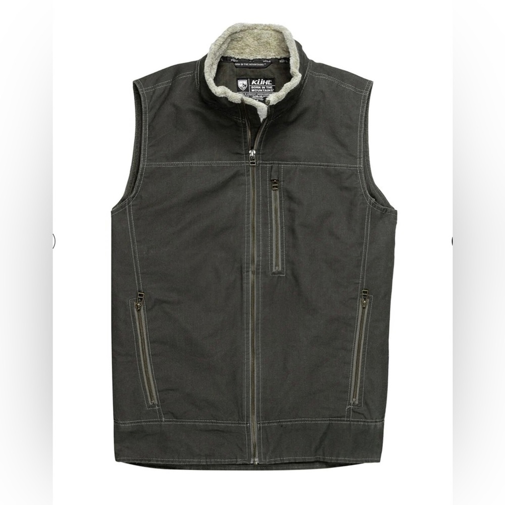 Kuhl Burr Lined Vest  Mens Large in Gunmetal